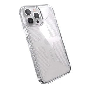 Speck Products GemShell Grip iPhone 13 Pro Max/iPhone 12 Pro Max Case, Clear/Cle - Photo 1 sur 9