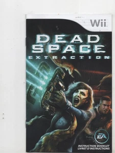 Dead Space Extraction Nintendo Wii Manual Only Authentic - Picture 1 of 1