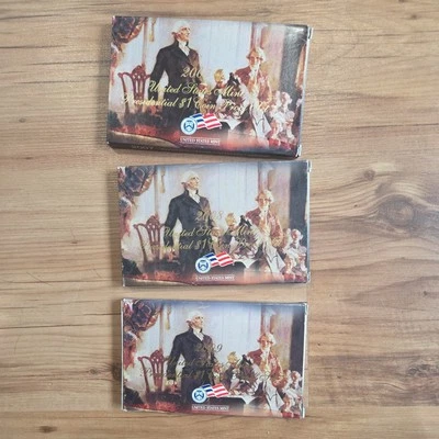 U.S. MINT 2007 2008 2009 PRISTINE PROOF PRESIDENTIAL $1 COIN SETS FLAWLESS COINS - Image 1 of 4