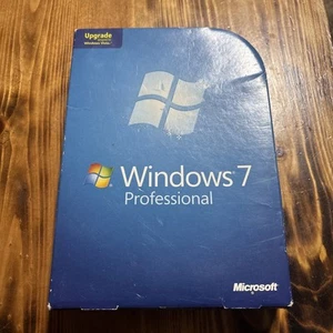 Microsoft Windows 7 Professional (UPGRADE) 32 & 64 Bit DVDs With Product Key - Picture 1 of 14