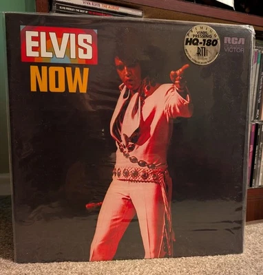 Vinilo transparente remolino azul 180G Elvis ahora lanzado 2018 por Friday Music. Como nuevo Foto 1 de 4