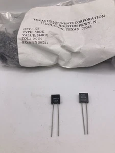 244R20 Resistor Metal Foil Vishay .01% Texas Instruments Components - Picture 1 of 3