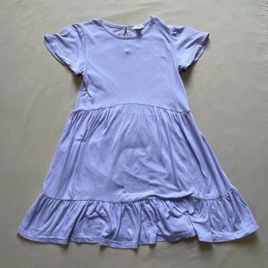 J.Crew Crewcuts Lavendel Mädchen Kurzarm Kleid Größe Medium - Bild 1 von 5