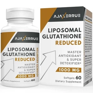 AJAXERRUE 1400 mg Liposomal Glutathione, Superior Absorption Complex Reduced - Picture 1 of 5