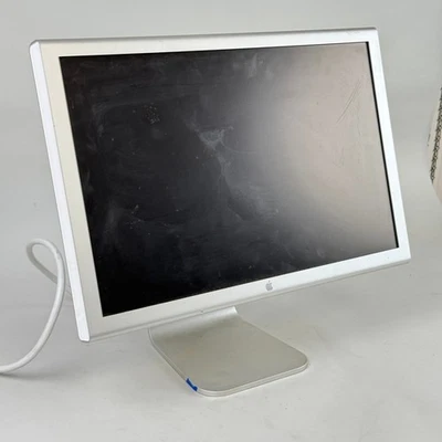 Apple Cinema Display Model A1096 20 Inch LCD Monitor Aluminum  w/ Power Adapter - Image 1 of 4