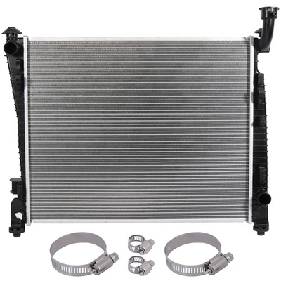 Radiator w/Oil Hose Clamp Kit For 2011-2019 Dodge Durango Jeep Grand Cherokee Foto 1 de 4