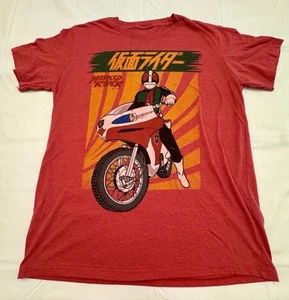 Kamen Rider Vintage Tshirt Red Large RARE Graphic T Masked Rider Series 2001 - Picture 1 of 7