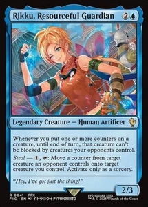MTG - RIKKU, RESOURCEFUL GUARDIAN - Final Fantasy Com (R) - Picture 1 of 1