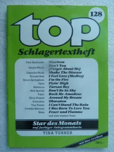 top Schlagertextheft Nr. 128, leider ohne Autogrammkarte - Bild 1 von 1