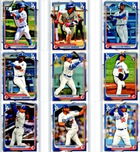 2024 BOWMAN LOS ANGELES DODGERS BASEBALL KARTEN TEAM SET - VETS - ROOKIES - PROSPE - Bild 1 von 10