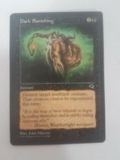 Dark Banishing Magic the Gathering MTG Tempest Black Common