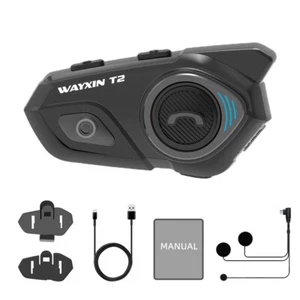 WAYXIN Motorradhelm-Gegensprechanlage 2-Wege 30M -Headset O8K8 - Bild 1 von 12