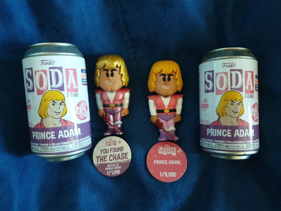 Funko Soda - Prince Adam Chase (metálico) y paquete común - MOTU - LE 1000 Foto 1 de 1