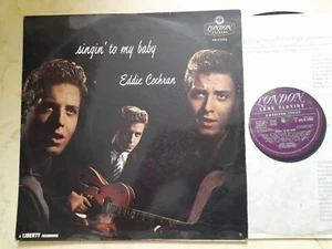 Eddie Cochran Singin' To My Baby 1960 UK Purple Marron London HA-U2093 Étiquette - Picture 1 of 4