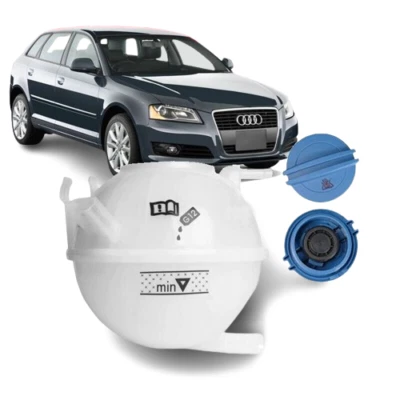 VASCHETTA ACQUA RADIATORE CON TAPPO VW GOLF V AUDI A3 SEAT LEON SKODA OCTAVIA  - Immagine 1 di 4