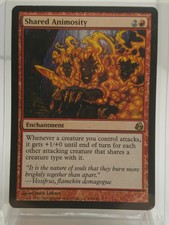 MTG 1x Shared Animosity Morningtide 104/150 Regular Rare lp