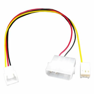 AABCOOLING C9 - Lüfter Adapter Kabel Netzteil 4 Pin Molex 12V auf 1x 12V 3Pin - Bild 1 von 3