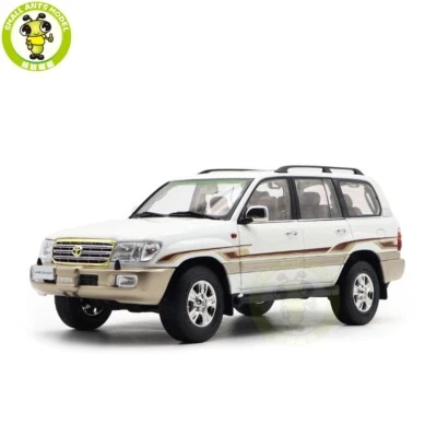 1/18 Toyota Land Cruiser 100 LC100 White Diecast Model Car Gifts For Friends - Image 1 of 4