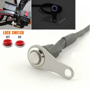 12V Motorcycle Switch LED Headlight Fog Spot Light Switch Manual Return Button - Picture 1 of 7