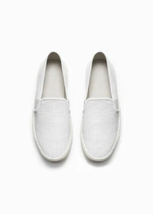 S01 NIB VINCE BLAIR PERFORATED WOMEN SNEAKER SHOES SIZE 6, 7, 9 WHITE $195 - Picture 1 of 10
