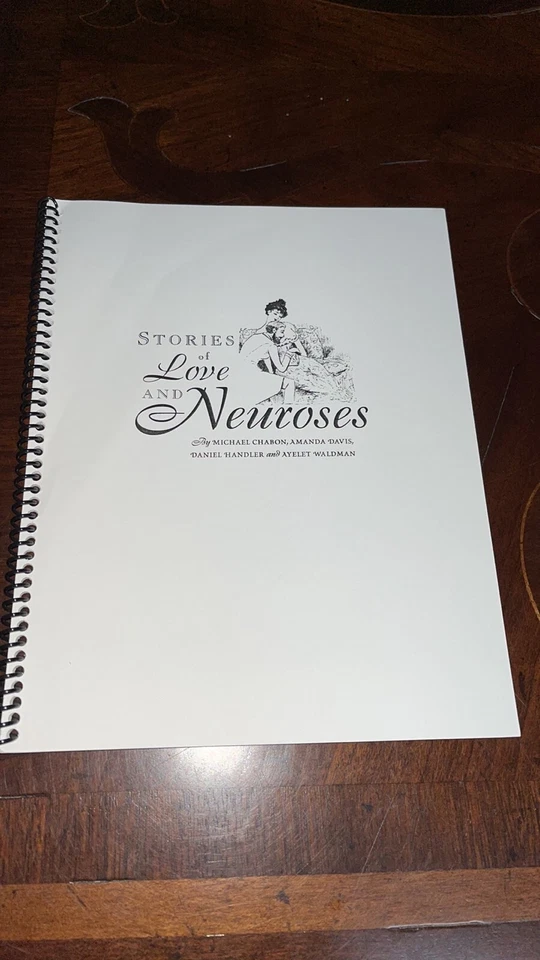 Michael Chabon Daniel Handler SIGNED AUTOGRAPHED Stories of Love and Neuroses SC - Image 1 of 2