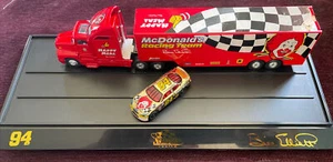 Racing Champions Bill Elliott McDonalds RACING Gold-chrome TRANSPORTER Truck - Picture 1 of 7