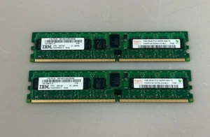 IBM 1931 2048MB (2x1024MB) 276Pin 533MHz DDR-2 SDRAM DIMMS 2x12R8255 o 15R7168 - Imagen 1 de 1