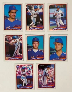 1989 O-Pee-Chee  New York Mets - 8 Cards - Imagen 1 de 2
