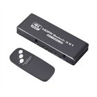 Hdmi 2.0 Hdmi Switcher 3X1 Hdmi Switch Selector  For Tv/Compute/Display Screen