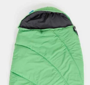 Pod Kids Sleeping Bag 2-3 Season Camping Carry Sack Green Holiday #62 - Picture 1 of 11