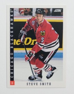 1993-94 Score Hockey Card #192 Steve Smith