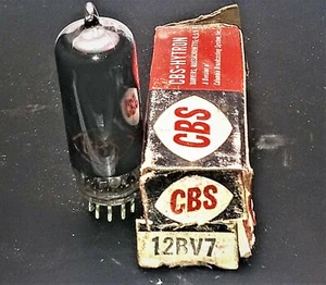CBS-Hytron 12BV7/12BY7A/12DQ7 Pentode Output Tube NOS NIB Tested Free Shipping - Picture 1 of 1