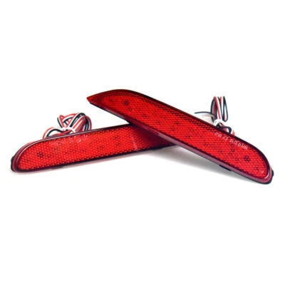 LED Rear Bumper Reflector Fog Brake Turn Indicator Lights For Infiniti Q70L QX56 Foto 1 de 4