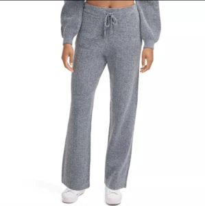 DKNY Cashmere Blend Lounge Pants Heather Gray Size L New - Picture 1 of 8