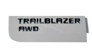 Rear TRAILBLAZER AWD emblem Black letter for 2021-2025 Chevrolet Trailblazer - Bild 1 von 1