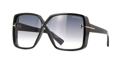 Gafas de sol Tom Ford YVONNE FT 1117 negro brillante/gris sombreado (01B) Foto 1 de 4