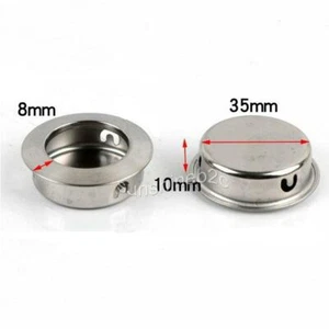 10/20er Set Griffmulde Griffmuschel rund Griffmuschel Möbelgriff Edelstahl Neu** - Bild 1 von 5