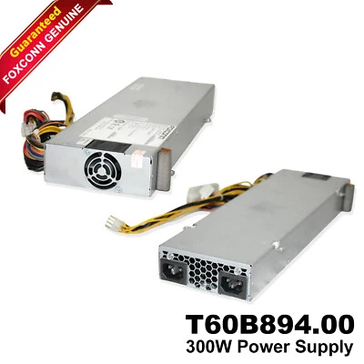 OEM Genuine Foxconn 300W Power Supply EMC 300-1032-00 Dual Power Cord T60B894.00 - Image 1 of 4