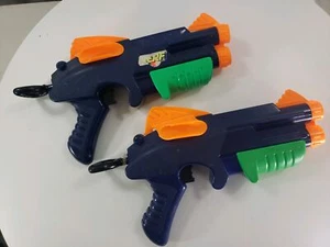 Nerf Sharpshooter II Toy Dart Dart Gun Sharp Shooter 2 RARE VINTAGE TESTED LOT 2 - Picture 1 of 12