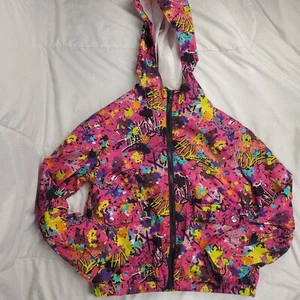 Girls Graphic Coat Size 14/16 - Picture 1 of 4