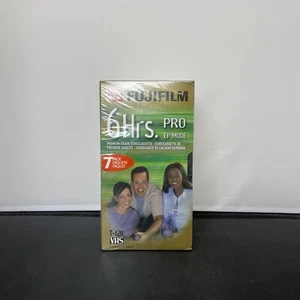 5er-Pack Fujifilm 6 STUNDEN VHS leere Bänder T-120 versiegelt Shppng Benefits Charity - Bild 1 von 7