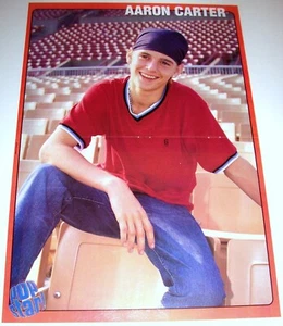 Aaron Carter - Dream Street - Mini poster 16" x 11" Teen Mag Pinup piega centrale - Foto 1 di 2