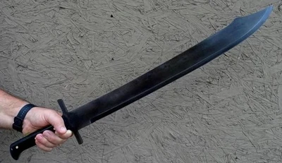 ESPADA RÉPLICA ESPADA COMBATE MACHETE CAZA ACERO RESORTE 1095 HECHA A MANO PERSONALIZADA 25"" Foto 1 de 3