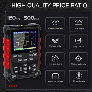 Digital Oscilloscope 500MSa/S Sampling Rate Handheld Oscilloscope With 1‑10X - Picture 1 of 12