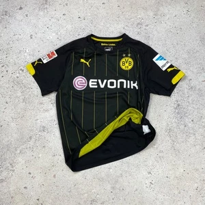 CAMISETA DE FUTBOL BORUSSIA DORTMUND 2014 2015 VISITANTE CAMISETA DE FUTBOL PUMA AUBAMEYANG L - Imagen 1 de 14