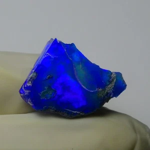 Smooth Blue Opal Rough 7.75 Cts Natural Ethiopian Welo Opal Raw, Jewelry Grade - Picture 1 of 9