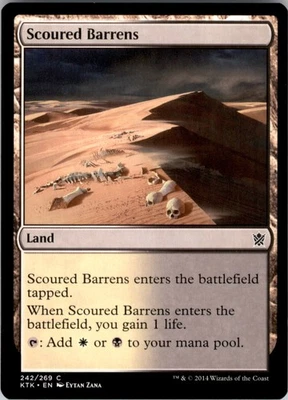 Khans of Tarkir #242 Scoured Barrens - Image 1 of 2