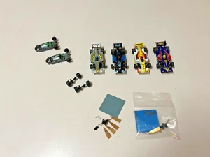 Juego de carreras AFX Super International de 4 carriles, 4 coches + piezas adicionales, sin pista, probado - Imagen 1 de 15