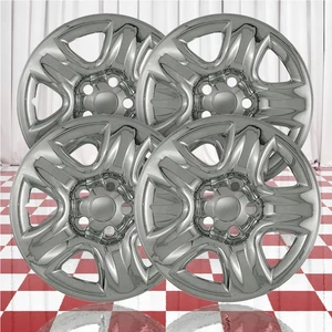 16" Chrome Wheel Skins for 2001-2007 Toyota Highlander (QTY: Four) - Picture 1 of 4