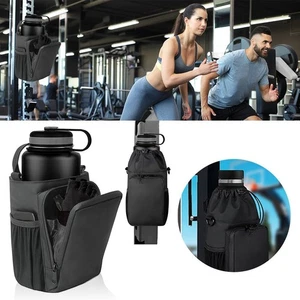 Large Capacity Magnetic Gym Bag Magnetic Water Bottle Carrier Holder - Picture 1 of 11